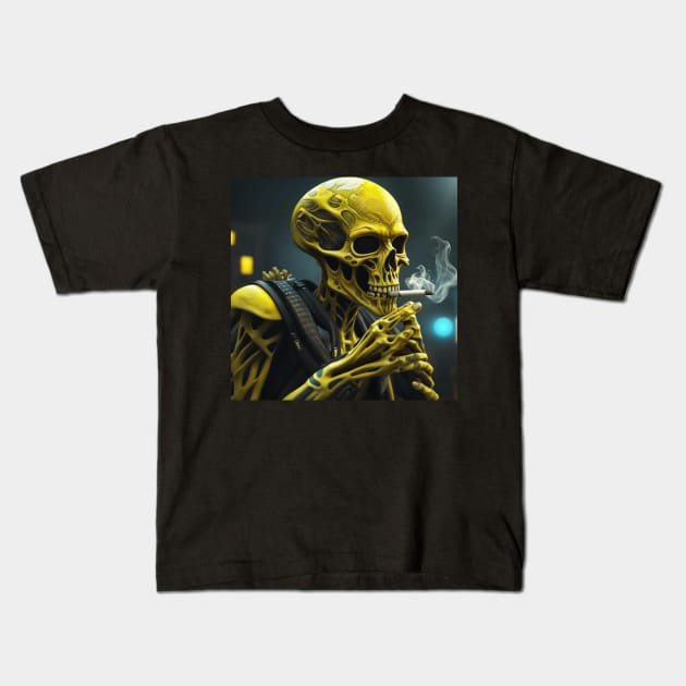 Smoke if you got em! Kids T-Shirt by Yellow Cottage Merch